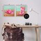 Stupell Industries Pink Theme Cowgirl Fashion 2pc Framed Giclee Wall Art Set Design by Grace Popp